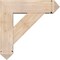 Ekena Millwork Traditional Arts and Crafts Smooth Bracket w/ Offset Brace, Douglas Fir, 7 1/2"W x 26"D x 26"H BKT0806X26X26TRA03SDF - alternate 2